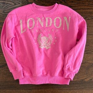 Pink London England Kids Sweatshirt